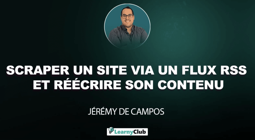 Formation N8N scraping de site