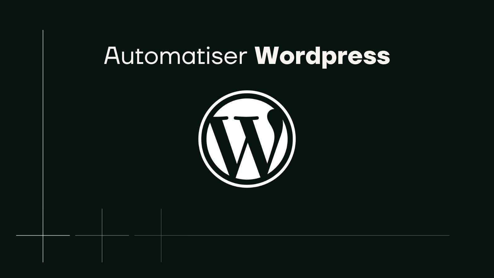 automatiser wordpress